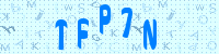 Blue Captcha Image